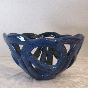 Skål - model Flet 1 - blå